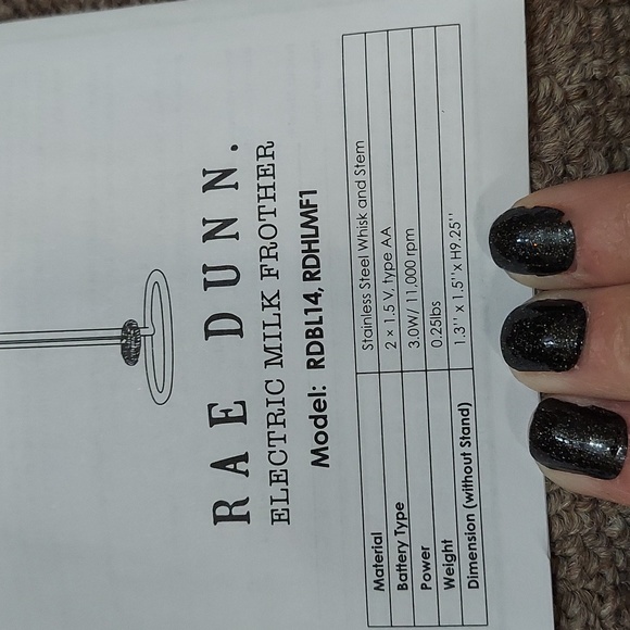 Rae Dunn Electric Milk Frother - Picture 10 of 14